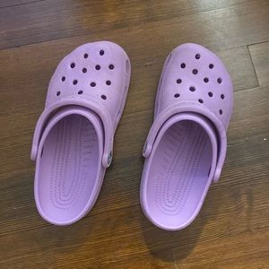 Purple crocs
